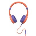 Energy Sistem Lol&Roll Pop Słuchawki dla dzieci Pomarańczowe (Music Share, Odłączany kabel, Ograniczenie głośności 85 dB, Mikrof