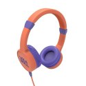 Energy Sistem Lol&Roll Pop Słuchawki dla dzieci Pomarańczowe (Music Share, Odłączany kabel, Ograniczenie głośności 85 dB, Mikrof