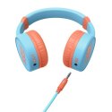 Energy Sistem Lol&Roll Pop Słuchawki dla dzieci, niebieskie (Music Share, odłączany kabel, ograniczenie głośności 85 dB, mikrofo