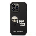 Karl Lagerfeld Ikonik 3D Karl & Choupette - Etui iPhone 14 Pro Max (czarny)