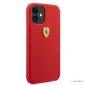 Ferrari On Track Silicone - Etui iPhone 12 mini (czerwony)