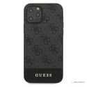 Guess 4G Bottom Stripe Collection - Etui iPhone 12 / iPhone 12 Pro (szary)