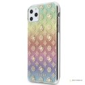 Guess 4G Peony Electroplated Pattern - Etui iPhone 11 Pro Max (tęczowy)