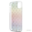 Guess 4G Peony Electroplated Pattern - Etui iPhone 11 Pro Max (tęczowy)