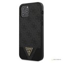 Guess 4G Triangle Collection - Etui iPhone 12 / iPhone 12 Pro (szary)