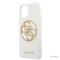 Guess Circle Glitter 4G - Etui iPhone 11 Pro Max (biały)