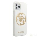 Guess Circle Glitter 4G - Etui iPhone 11 Pro Max (biały)