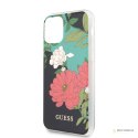 Guess Flower Shiny Collection N1 - Etui iPhone 11 Pro (Black)