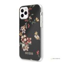 Guess Flower Shiny Collection N4 - Etui iPhone 11 Pro Max (Black)