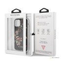 Guess Flower Shiny Collection N4 - Etui iPhone 11 Pro Max (Black)