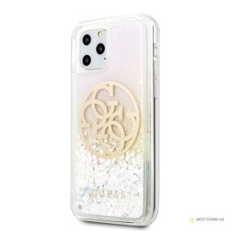 Guess Gradient Liquid Glitter Circle Logo - Etui iPhone 11 Pro