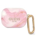 Guess Marble Est. - Etui Airpods Pro (różowy)