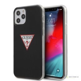 Guess Triangle Logo - Etui iPhone 12 / iPhone 12 Pro (czarny)