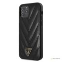 Guess V Quilted - Etui iPhone 12 Pro Max (czarny)