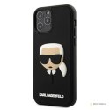 Karl Lagerfeld 3D Rubber Karl's Head - Etui iPhone 12 / iPhone 12 Pro (czarny)