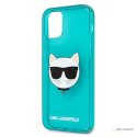 Karl Lagerfeld Choupette Head - Etui iPhone 12 Pro Max (fluo niebieski)