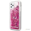 Karl Lagerfeld Glitter Liquid Floatting Charms - Etui iPhone 11 Pro Max (Pink Floatting Charms)