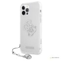 Guess 4G Big Logo Charm - Etui iPhone 12 Pro Max (srebrny charms)