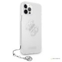 Guess 4G Big Logo Charm - Etui iPhone 12 Pro Max (srebrny charms)