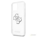 Guess 4G Big Logo Charm - Etui iPhone 12 Pro Max (srebrny charms)