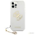 Guess 4G Big Logo Charm - Etui iPhone 12 Pro Max (złoty charms)