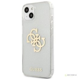 Guess Glitter 4G Big Logo - Etui iPhone 13 mini (przezroczysty)