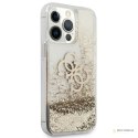 Guess Liquid Glitter 4G Big Logo - Etui iPhone 13 Pro (złoty)