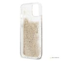 Guess Liquid Glitter 4G Big Logo - Etui iPhone 13 mini (złoty)