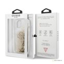 Guess Liquid Glitter 4G Big Logo - Etui iPhone 13 mini (złoty)