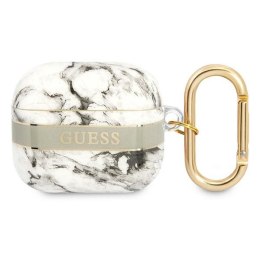 Guess Marble Strap - Etui Airpods 3 (Grey)