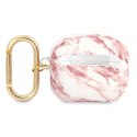 Guess Marble Strap - Etui Airpods 3 (Pink)