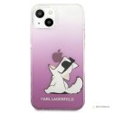 Karl Lagerfeld Choupette Fun - Etui iPhone 13 Mini (różowy)