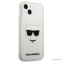 Karl Lagerfeld Choupette Head - Etui iPhone 13 Mini (przezroczysty)