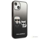 Karl Lagerfeld Gradient Ikonik Karl & Choupette - Etui iPhone 13 mini (czarny)