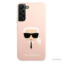 Karl Lagerfeld Silicone Ikonik Karl`s Head - Etui Samsung Galaxy S22+ (różowy)