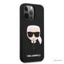 Karl Lagerfeld Silicone Ikonik Karl`s Head - Etui iPhone 13 Pro Max (czarny)