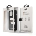 Karl Lagerfeld Silicone Ikonik Karl`s Head - Etui iPhone 13 Pro Max (czarny)