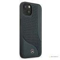 Mercedes Leather Perforated Area - Etui iPhone 13 mini (granatowy)