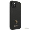 Guess Saffiano 4G Small Metal Logo - Etui iPhone 13 mini (czarny)