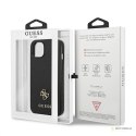 Guess Saffiano 4G Small Metal Logo - Etui iPhone 13 mini (czarny)