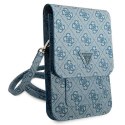 Guess Wallet 4G Triangle Logo Phone Bag - Torba na smartfona i akcesoria (Blue)