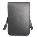 Guess Wallet Saffiano Triangle Logo Phone Bag - Torba na smartfona i akcesoria (Grey)