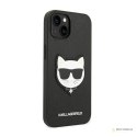 Karl Lagerfeld Saffiano Choupette Head Patch Case - Etui iPhone 14 Plus (czarny)