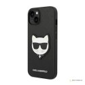 Karl Lagerfeld Saffiano Choupette Head Patch Case - Etui iPhone 14 (czarny)