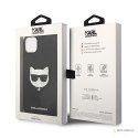 Karl Lagerfeld Saffiano Choupette Head Patch Case - Etui iPhone 14 (czarny)