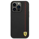 Ferrari Carbon - Etui iPhone 14 Pro (Czarny)