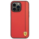 Ferrari Carbon - Etui iPhone 14 Pro Max (Czerwony)
