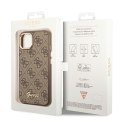Guess 4G Metal Camera Outline Case - Etui iPhone 14 Plus (Brązowy)