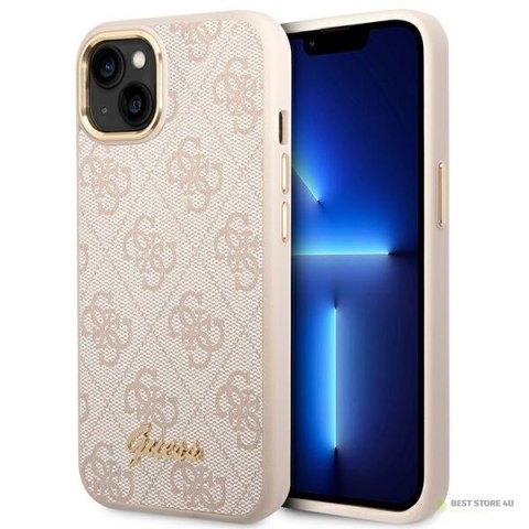 Guess 4G Metal Camera Outline Case - Etui iPhone 14 Plus (Różowy)