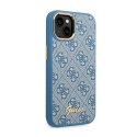 Guess 4G Metal Camera Outline Case - Etui iPhone 14 Plus (niebieski)